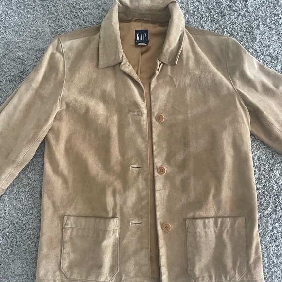 Calf Suede Gap Jacket - Picture 3 of 5